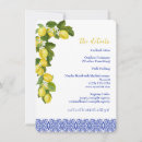 Search for lemons 4x6 invitations Italy