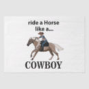 Search for cowboy tissue paper Horse
