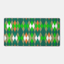 Search for retro diamond patterns mouse mats Green