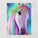 Search for glittered postcards Unicorn
