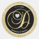 Search for gold monogram d stickers Letter