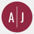 Search for elegant burgundy stickers Minimalist