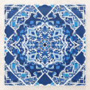 Search for mosaic coasters Blue and white