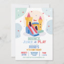 Search for bounce birthday invitations Bouncy castle birthday