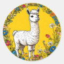 Search for white llama stickers Alpaca