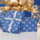 Search for blue star wrapping paper Jewish