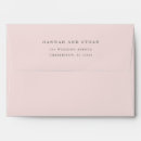 Search for pink wedding envelopes Minimalist