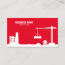 Search for construction site business cards Excavator
