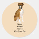 Search for boxer dog stickers Address