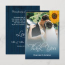 Search for sunflower wedding thank you cards Typography