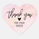 Search for peach thank you stickers Modern