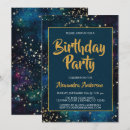 Search for sky blue birthday invitations Celestial