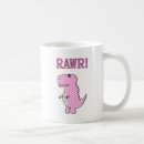 Search for pink dinosaur mugs T rex