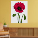Search for red poppies posters Yellow