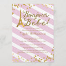 Search for paris baby girl shower invitations Pink