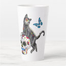 Search for sugar skull cat mugs Dia de los muertos