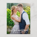 Search for bride vertical postcards Just married