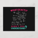 Search for math jokes postcards Student