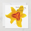 Search for lilly flower square invitations Floral