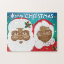 Search for african american christmas puzzles Black santa