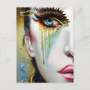 Search for tears postcards Woman