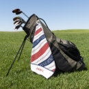 Search for red white and blue golf towels America