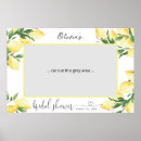 Search for lemon bridal shower posters Watercolor