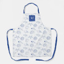 Search for sea shells aprons Hand drawn
