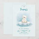 Search for polar bear birthday invitations Cute