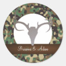 Search for hunting wedding stickers Camo