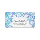 Search for snowflake wedding return address labels Snowflakes