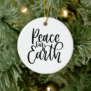 Search for peace on earth christmas tree decorations Christian