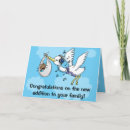 Search for funny baby congratulations cards Stork