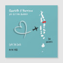 Search for save the date beach magnets Boarding pass