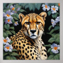 Search for cheetah cat art Floral