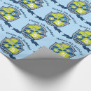 Search for knight wrapping paper Blue