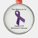 Search for purple ribbon christmas tree decorations Awareness