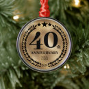 Search for 40th anniversary christmas tree decorations Gold