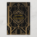 Search for gatsby graduation invitations Gold