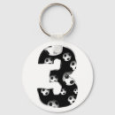 Search for number three key rings Sports