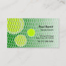 Search for tennis business cards Teacher
