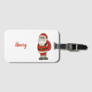 Search for santa claus luggage tags Funny