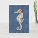 Search for seahorse christmas cards Santa