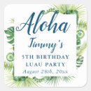 Search for luau baby shower stickers Palm leaves