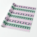 Search for pink green christmas wrapping paper Whimsical