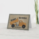 Search for dump truck birthday cards Boy