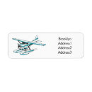Search for aircraft return address labels Transportation