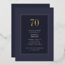 Search for 70th for him birthday invitations Masculine