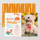 Search for pumpkin patch birthday invitations Orange