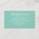 Search for vintage business cards Cosmetologist